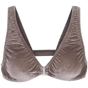 SKIMS Velvet Stretch Plunge Bra Amethyst